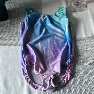 Gradient Blue and Purple Leotard